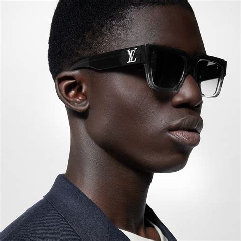 lv sunset square sunglasses black|LV Sunset Square Sunglasses S00 .